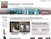 Tablet Screenshot of certifiedvalve.com